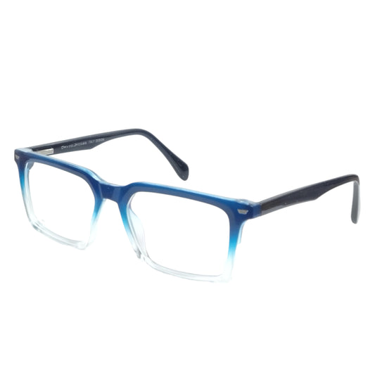 Blue Ombre Glasses Frame | Lightweight Italian Design | Unisex 51-19-138