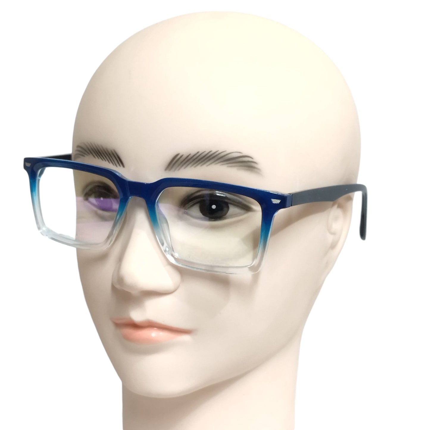 Blue Ombre Glasses Frame | Lightweight Italian Design | Unisex 51-19-138