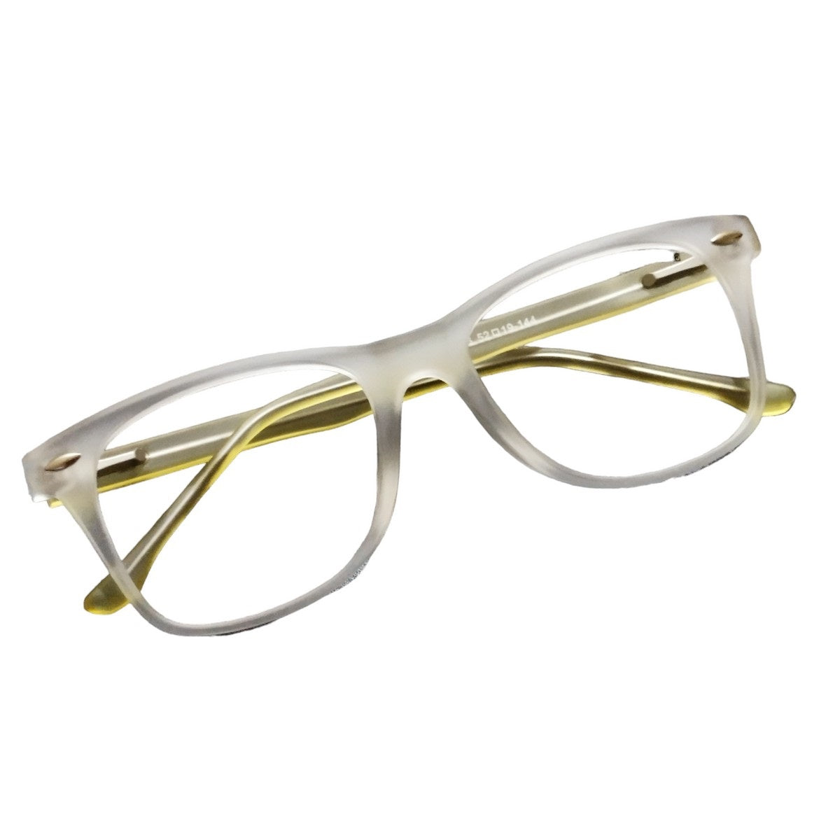 Classic White Transparent Glasses for Men and Women