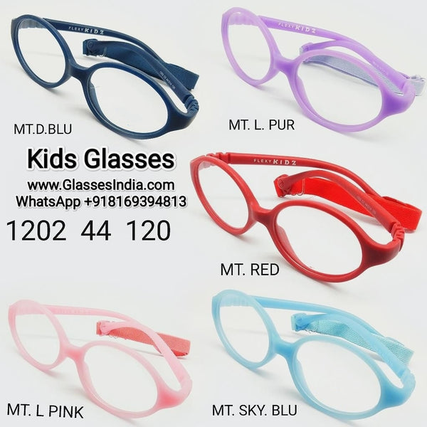 Trendy Kids Flexible Unbreakable Glasses with Blue Light Filter Lenses
