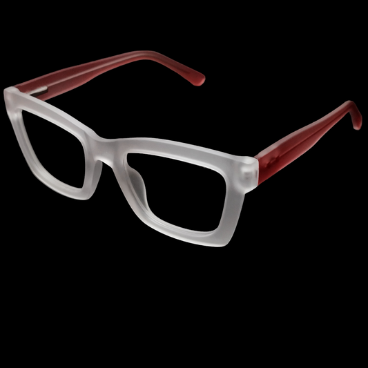 Latest Designer White Pink Glasses for Men and Women Eyeglasses