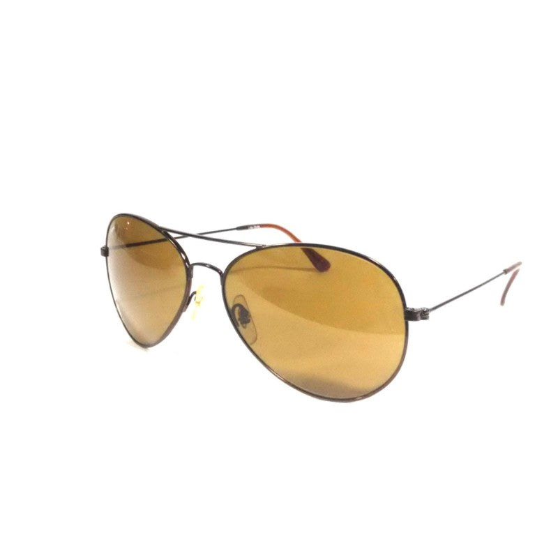 Classic Brown Frame Pilot Sunglasses with Brown Toughened Lenses – UV400 Protection