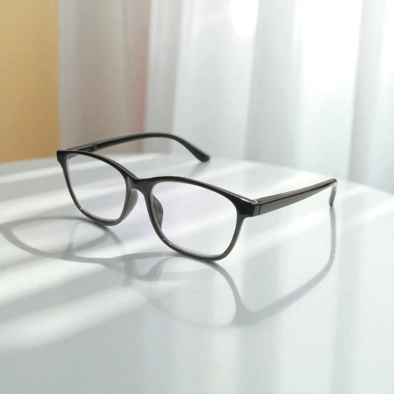 Black Progressive Reading Glasses with Anti Blue Light Lens 52-16-142