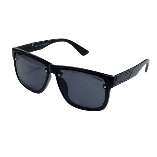 Black Classic Square Polarized Sunglasses for Men and Women