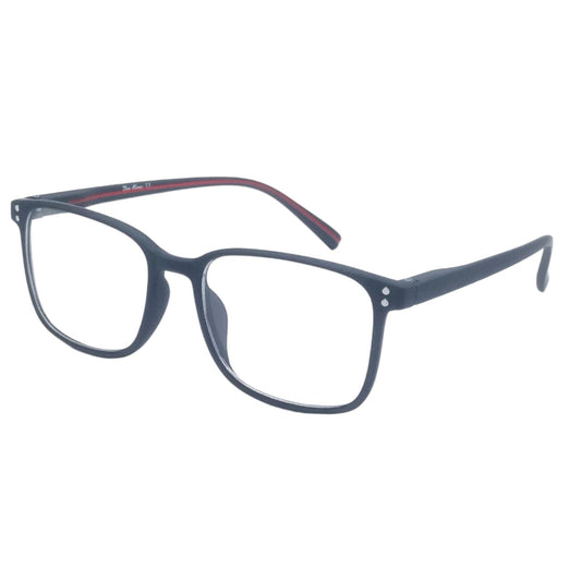 Frosted Transparent Rectangle Anti Blue Light Glasses