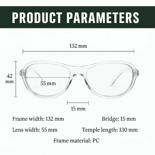 EYESafety Clear Protective Safety Glasses with Side Shields – Anti-Pollen, Dust Protection, Transparent Wraparound Eyewear