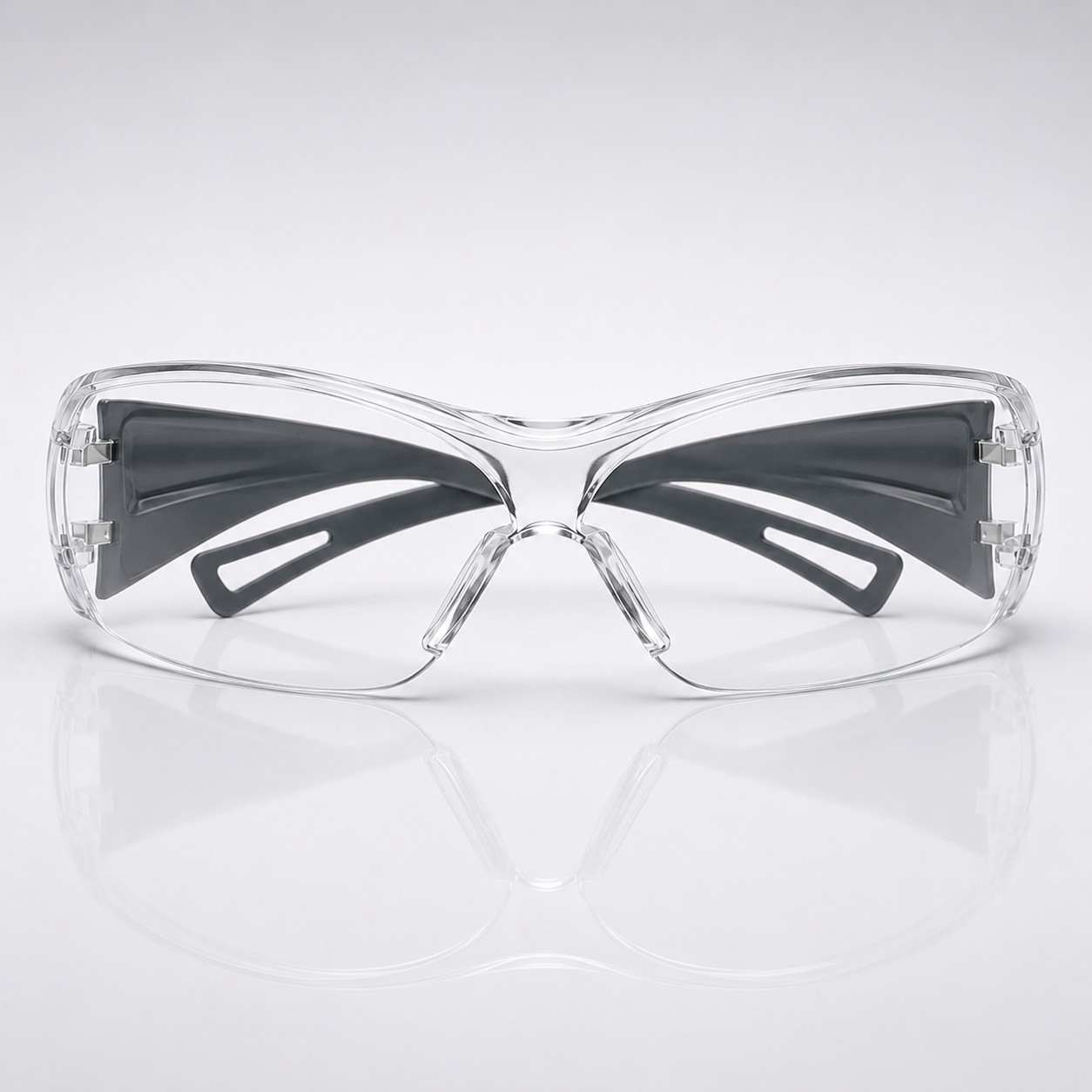 Clear Wraparound Driving & Cycling Glasses – Lightweight Outdoor Eyewear
