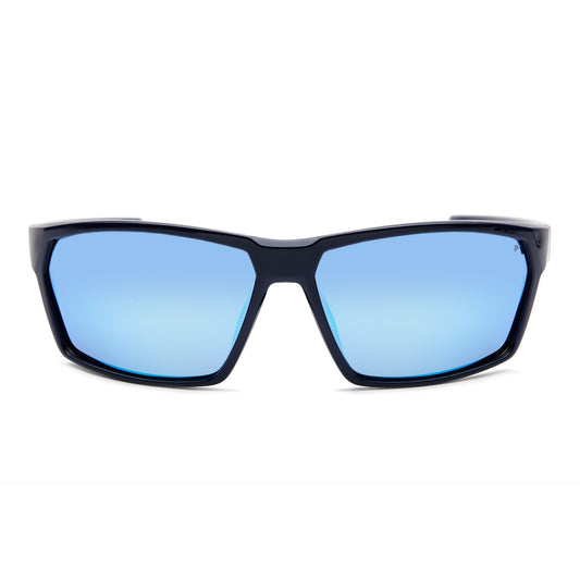 Blue Mirror Polarized Sports Driving Sunglasses