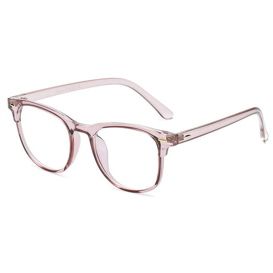 ARTView Chic Transparent Tea-Tinted Progressive Multifocal Reading Glasses in Rounded Rectangle Design