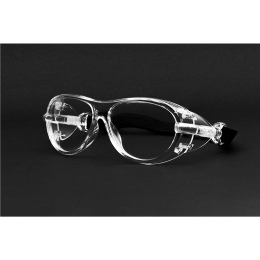 Anti Fog Transparent Frame Prescription Sports Glasses with Strap