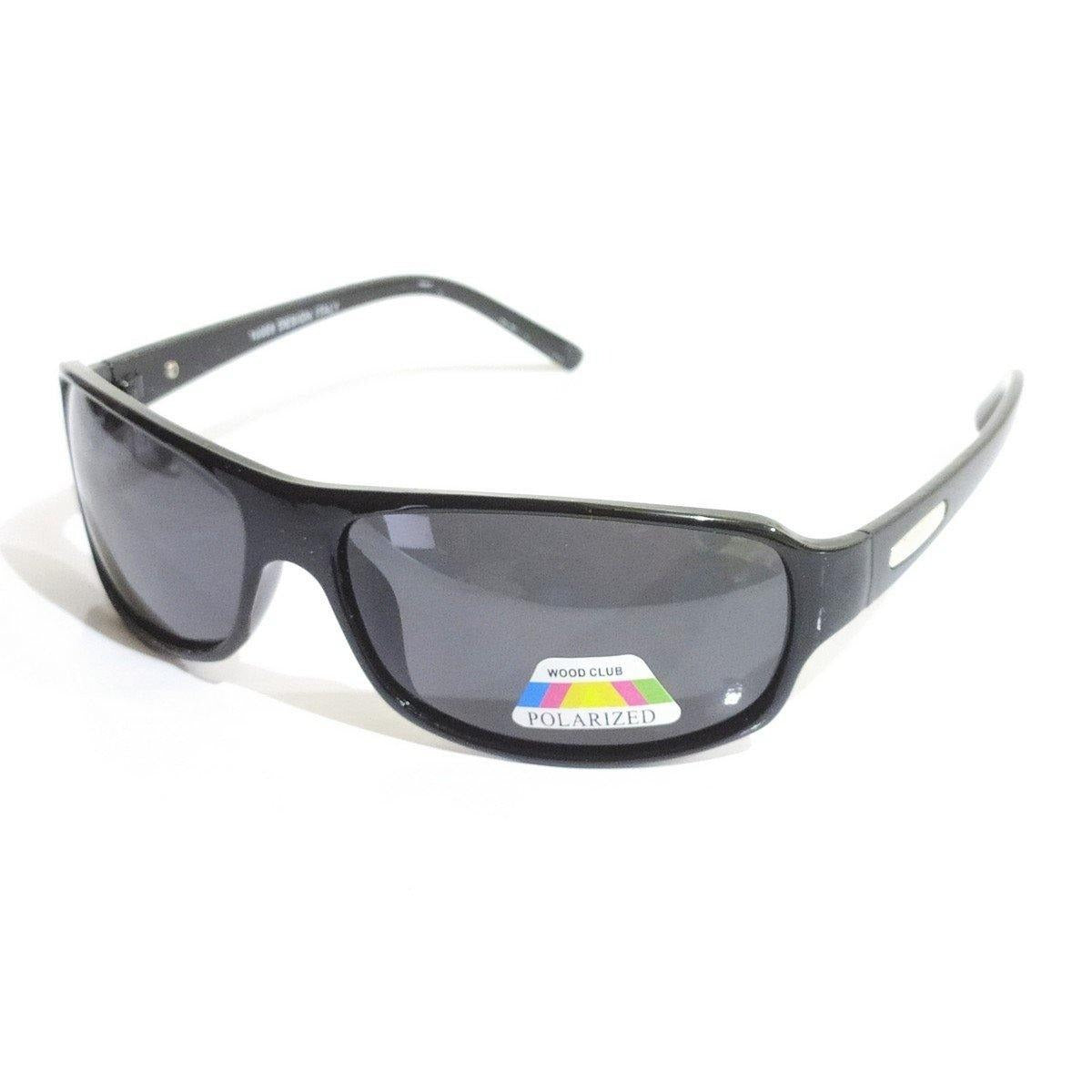 Wraparound Sports Polarized Sunglasses for Men and Women 10068SBK | Glasses India