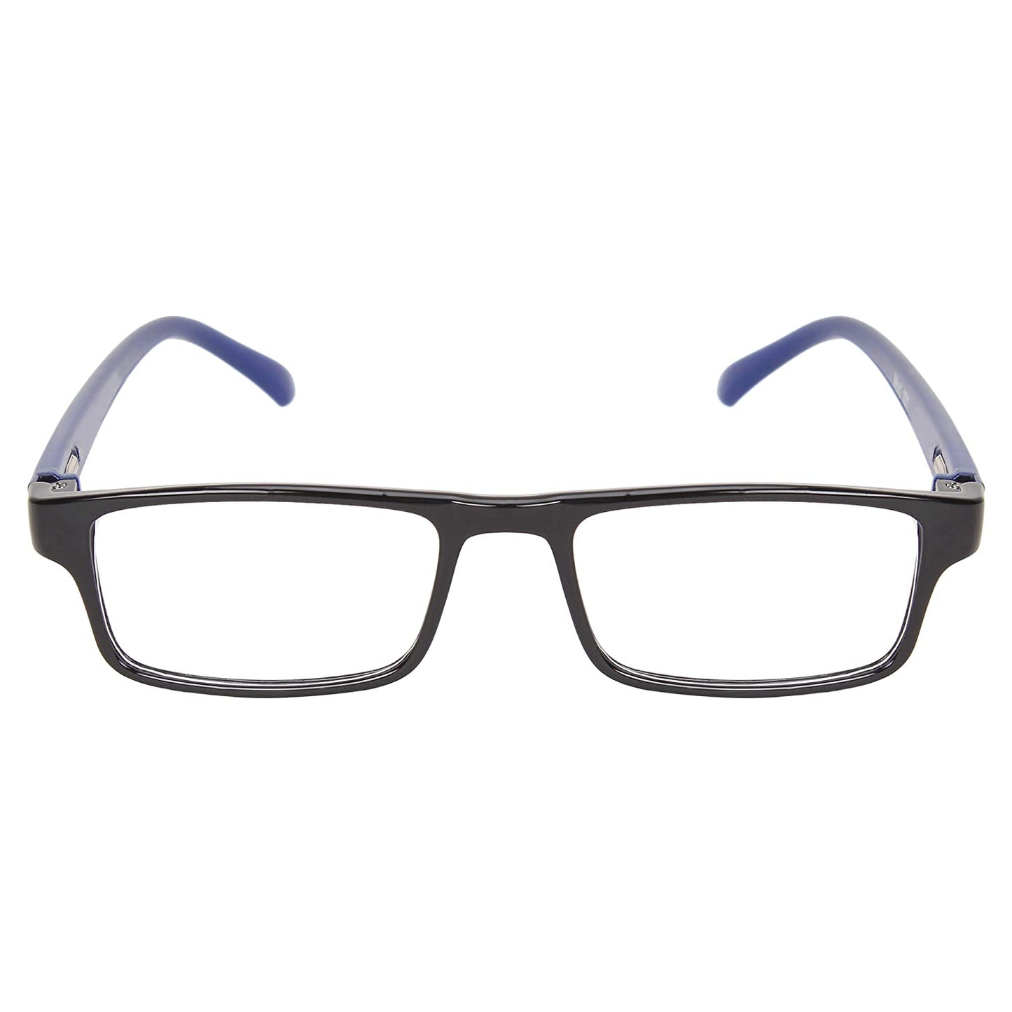 Black Blue Computer Glasses Spectacle Frame for Teens with Anti Glare Lens