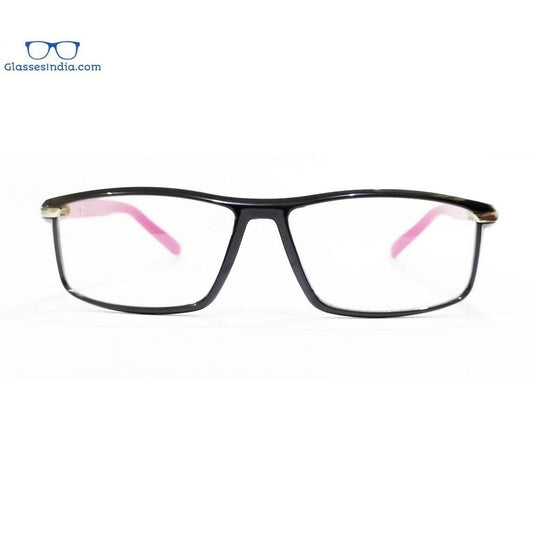 Black Computer Glasses with Anti Glare Coating 1317BK - Glasses India Online