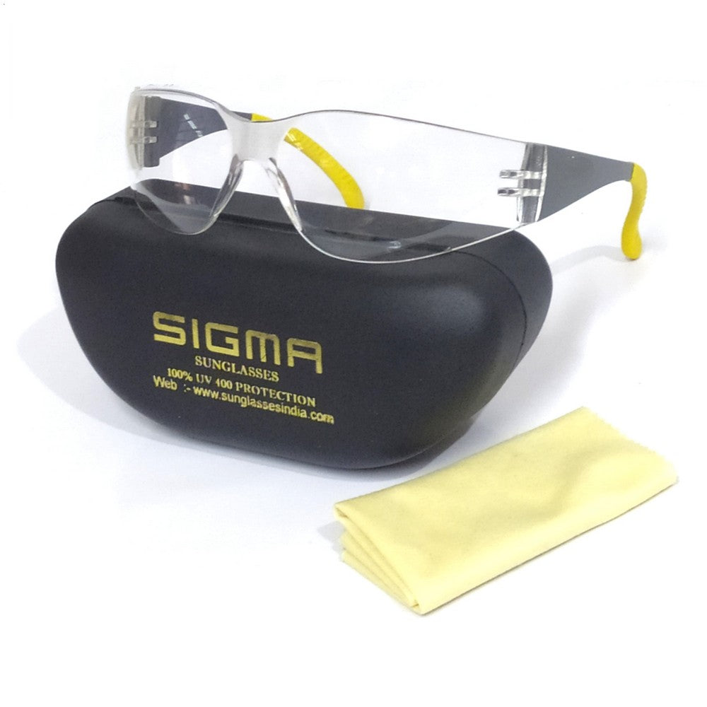 Sigma Clear Anti Fog Wrap Sports Sunglasses 191