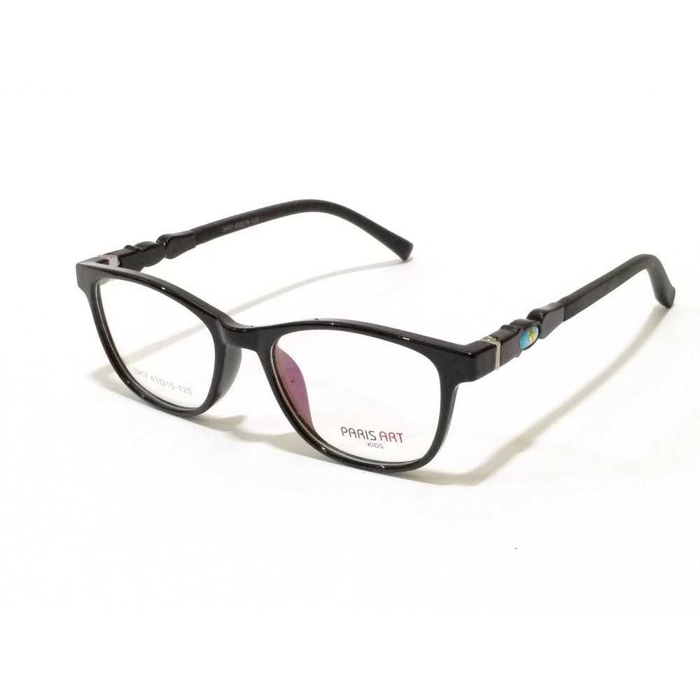 Black Square Kids Glasses for Kids 3 to 6 Years Old Age 3907C3