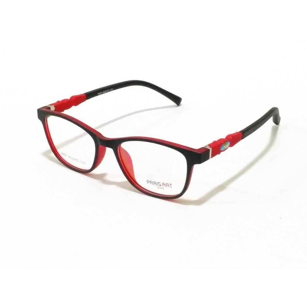 Black Red Square Kids Glasses for Kids 3 to 6 Years Old Age 3907C9