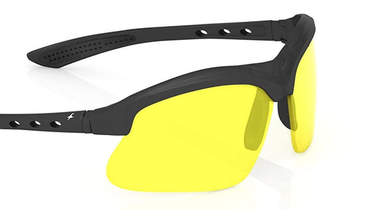 Fastrack Yellow Lens Wraparound Sports Sunglasses