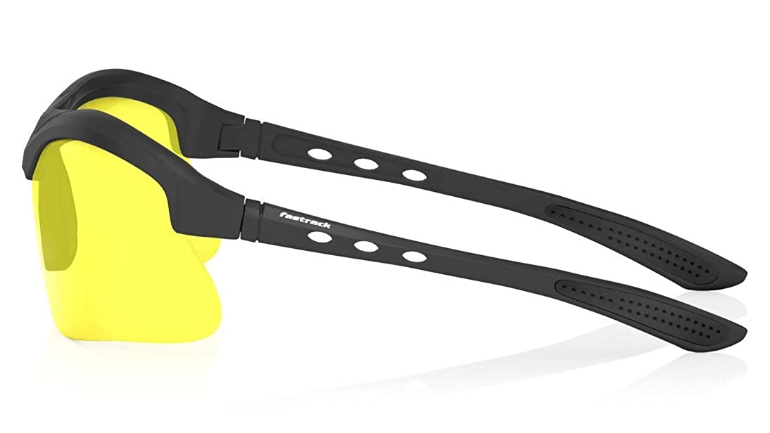 Fastrack Yellow Lens Wraparound Sports Sunglasses