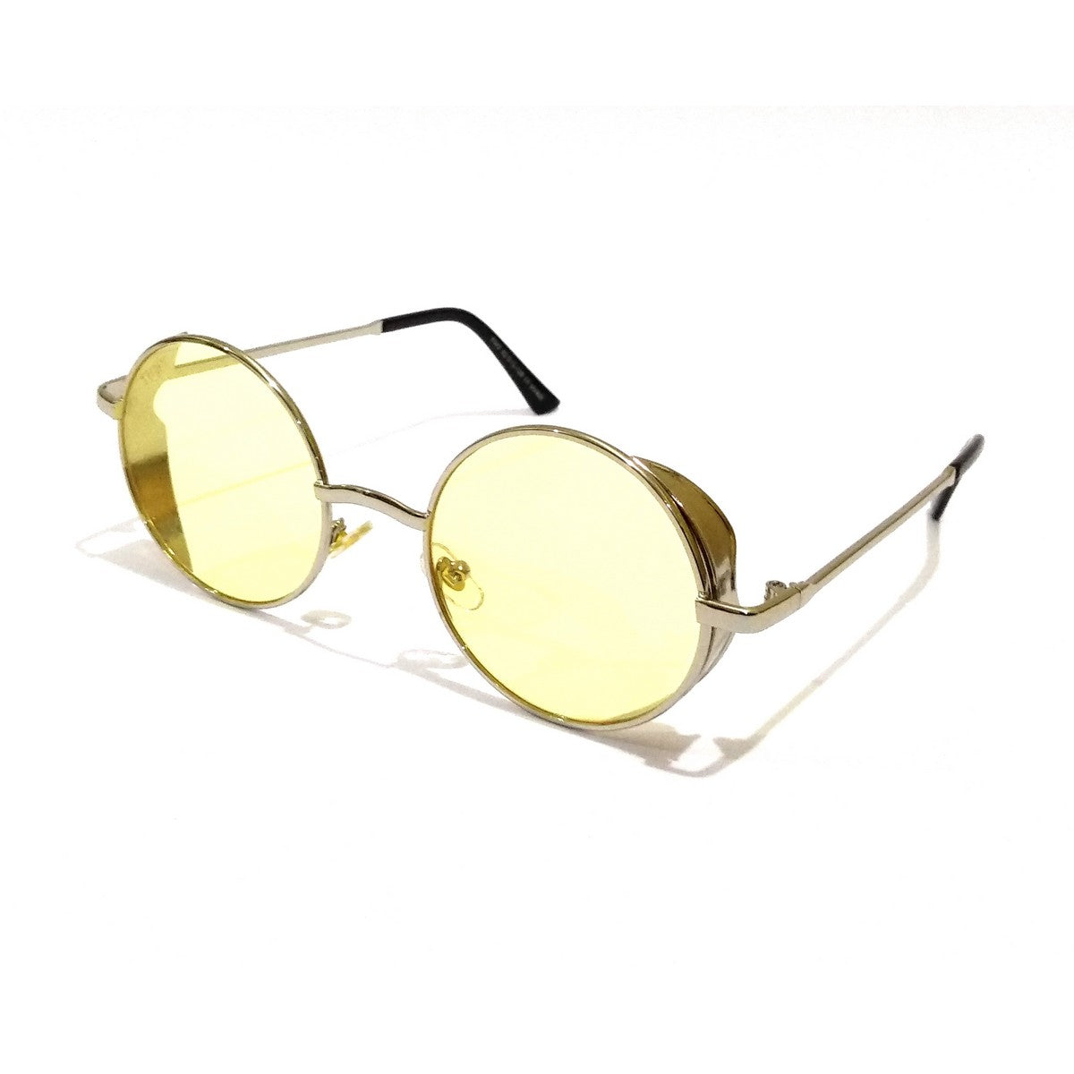 Buy Silver Round Sunglasses Yellow Lens Online In India – Glasses