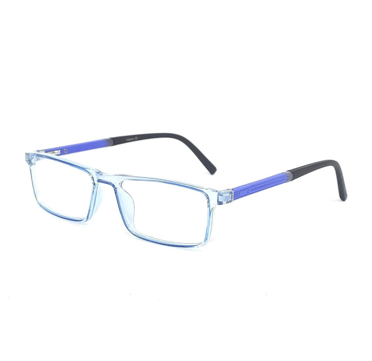 Rectangle Blue Light Filter Anti Glare Glasses Chashma Frame 66005