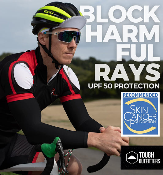 UPF 50 Long Sun Sleeves for Men & Women