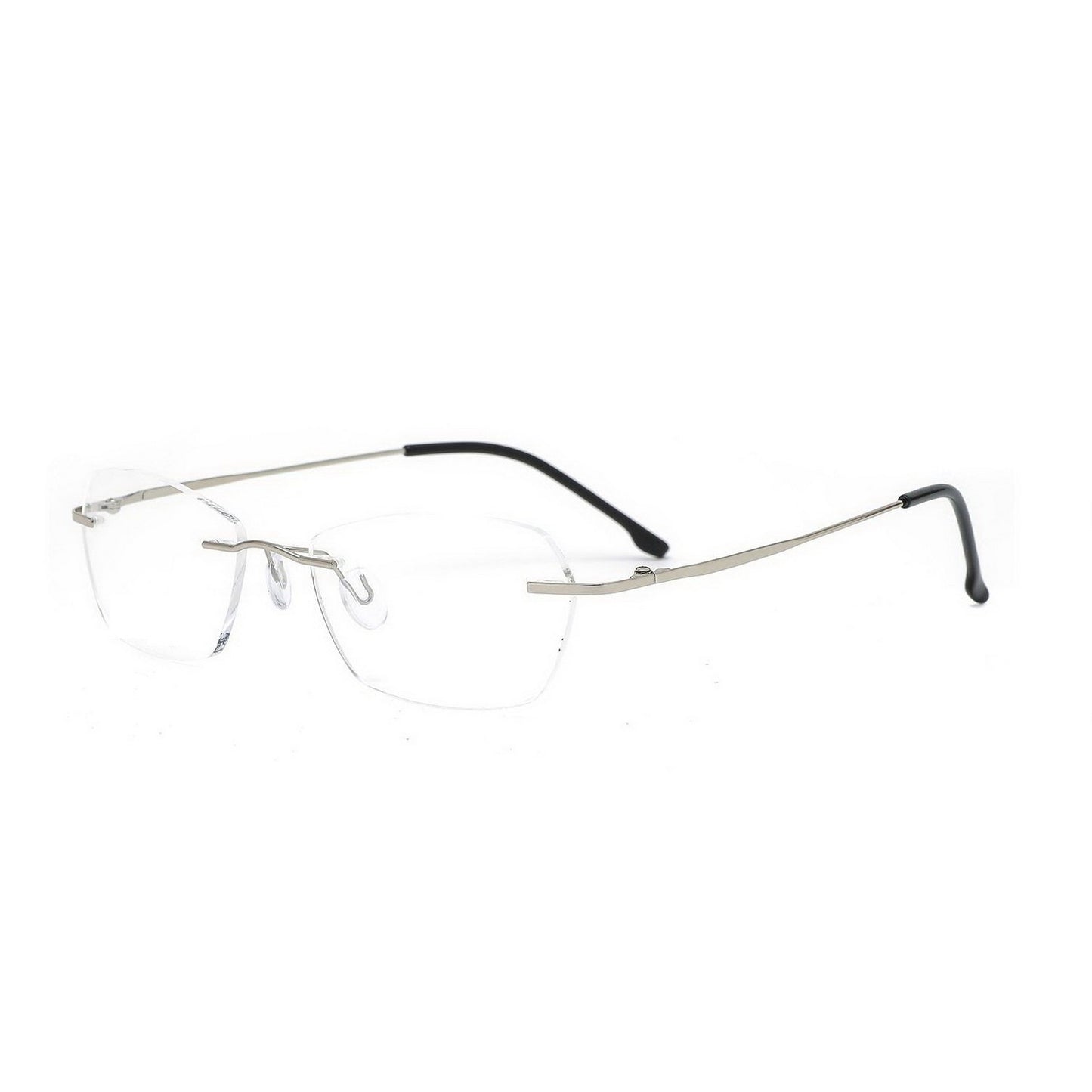 Elegant Pento Rimless Glasses Spectacle Frame