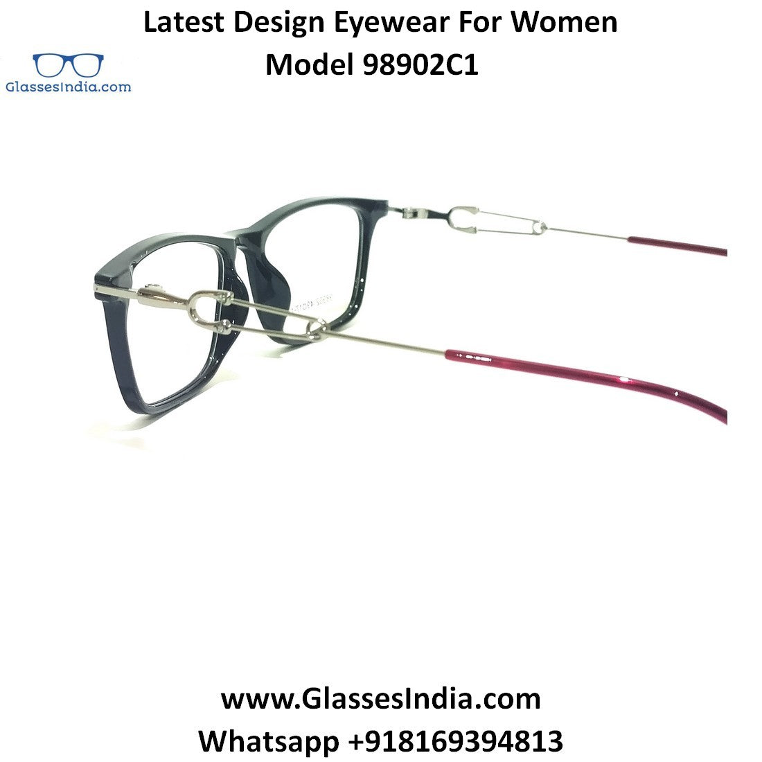 Trendy Designer Glasses for Women 98902C1 - Glasses India Online