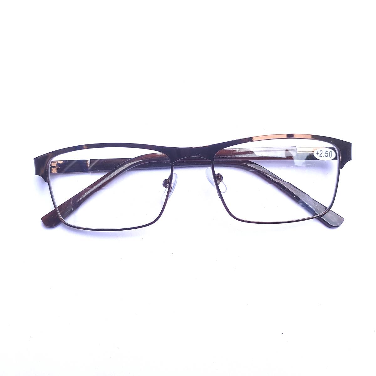 Metal Full Frame Bifocal Reading Glasses for Men and Women Kryptok Lens