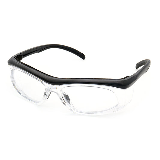 EYESafety Prescription Safety Glasses Black Clear Eyewear