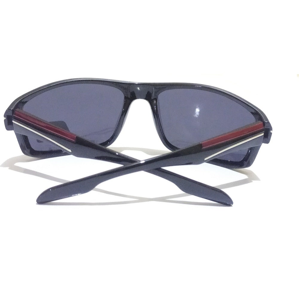 EYESafety Shine Black Polarized Sports Sunglasses 9701BKR
