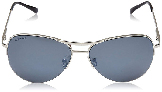 Fastrack Silver Aviator Women Sunglasses M083BK4F