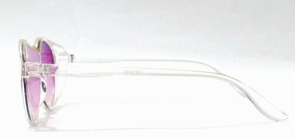 Purple Round Mirror Sunglasses for Men Women SW0017