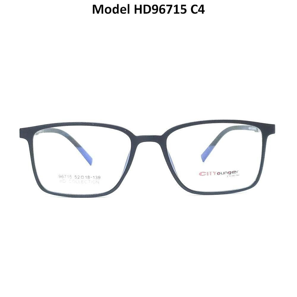 Buy HD Ultra Thin Lightweight TR90 Spectacle Frame Glasses for Men Women HD96715C3 - Glasses India Online in India