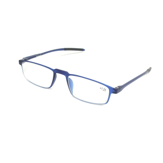 Blue Flexible Memory Anti Blue Light Reading Glasses