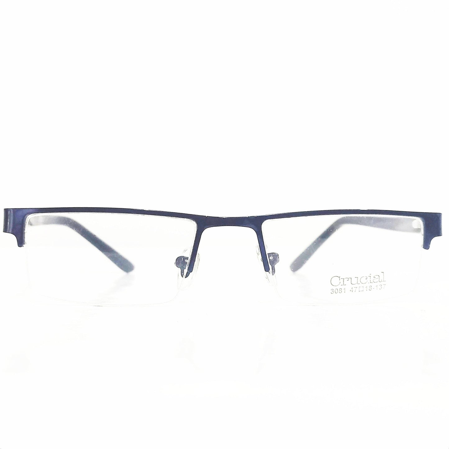 Buy Blue Metal Supra Spectacle Frame Glasses For Women and Men - Glasses India Online in India
