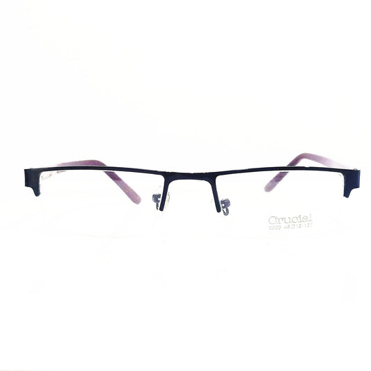 Buy Black Front Brown Side Metal Supra Spectacle Frame Glasses For Women and Men - Glasses India Online in India