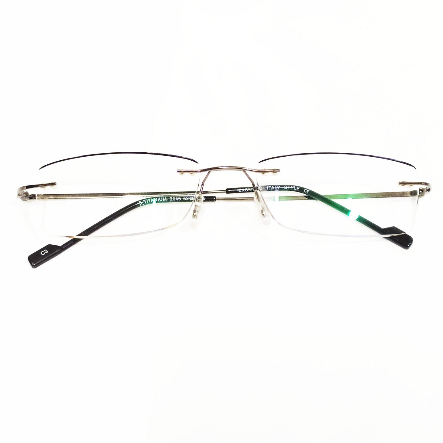 Buy Grey Trendy Eyewear Rimless Reading Glasses - Glasses India Online in India