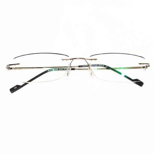 Buy Grey Trendy Eyewear Rimless Reading Glasses - Glasses India Online in India