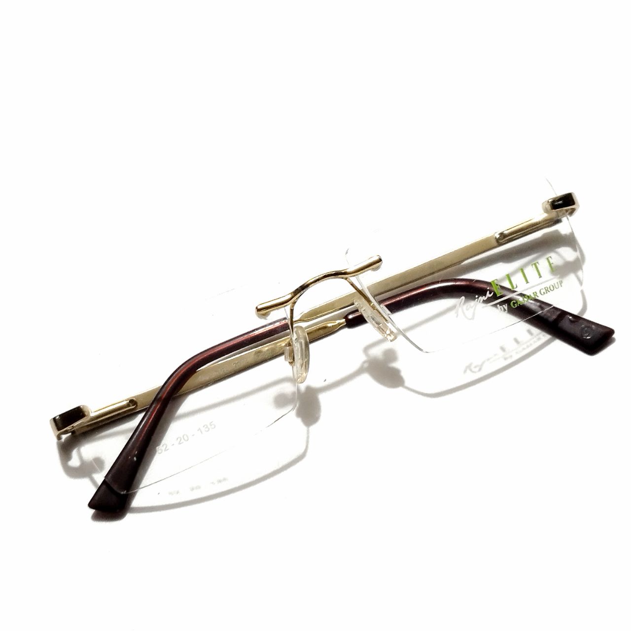 Elite Grey Rimless Glasses Professional Look – Glasses India Online