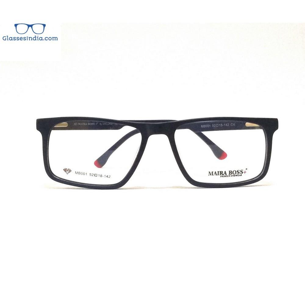 Blue Light Blocker Computer Glasses Anti Blue Ray Eyeglasses MB001BK - GlassesIndia