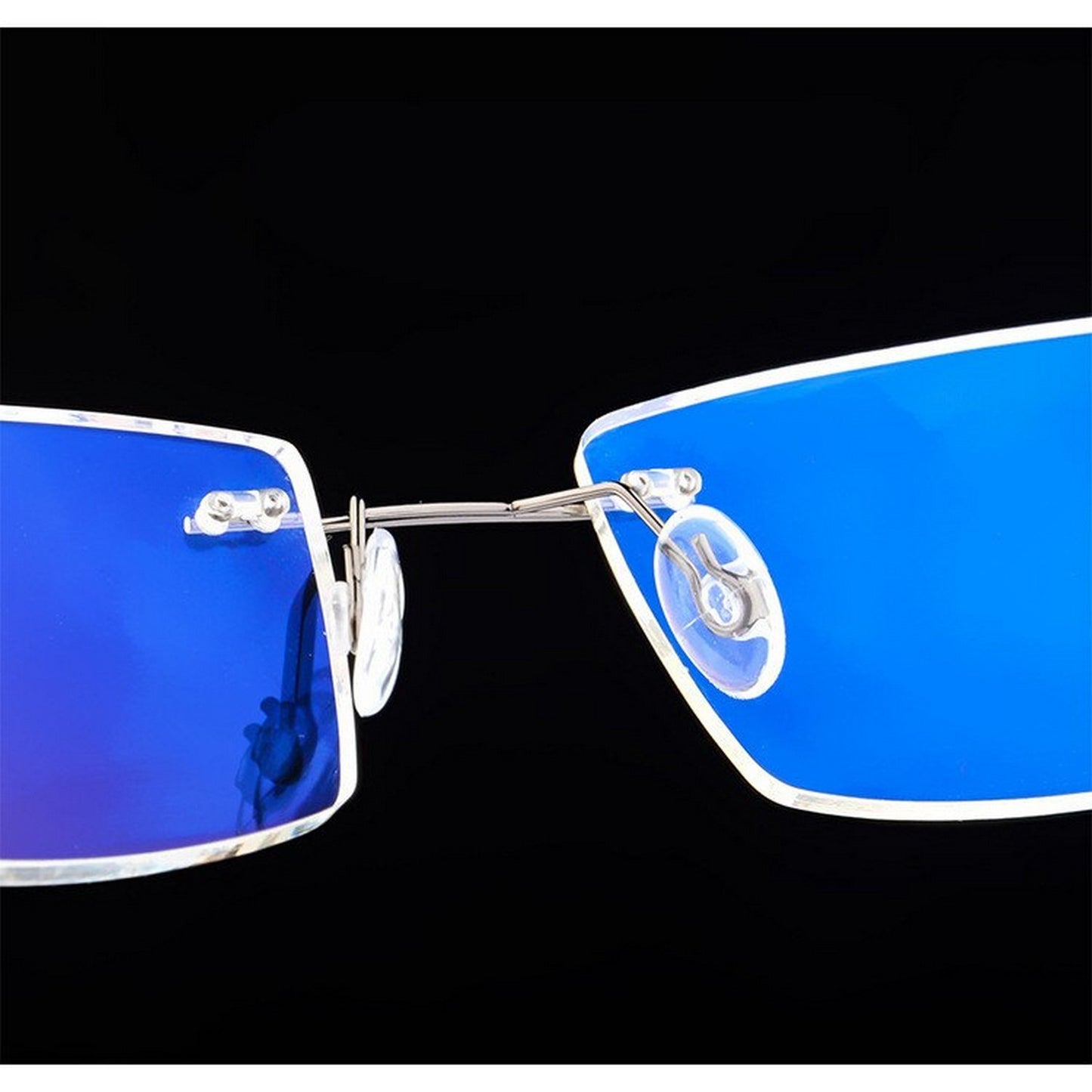 Rimless Frames Frameless Specs Blue Light Glasses For Men and Women Pads