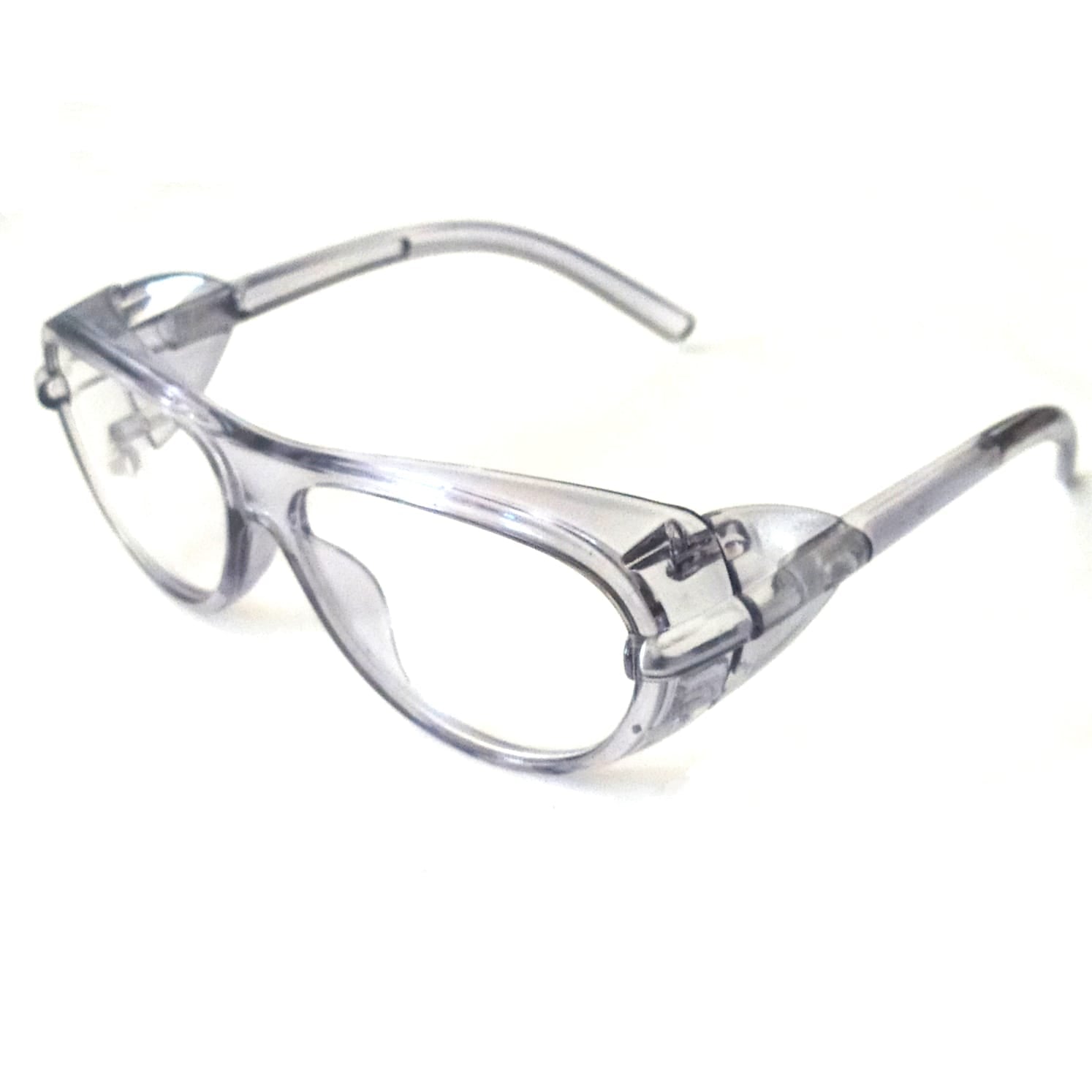 EYESafety Transparent Grey Prescription Safety Glasses