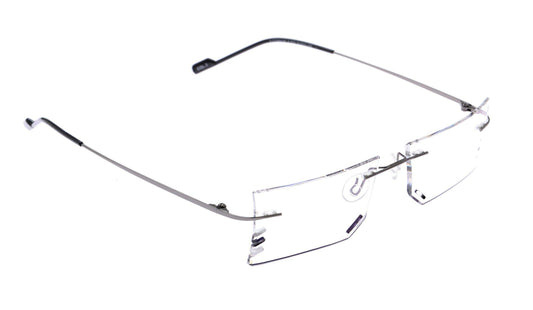 Buy Designer Party Eyewear Rimless Anti Glare Computer Glasses For Women A602GMGroove - Glasses India Online in India