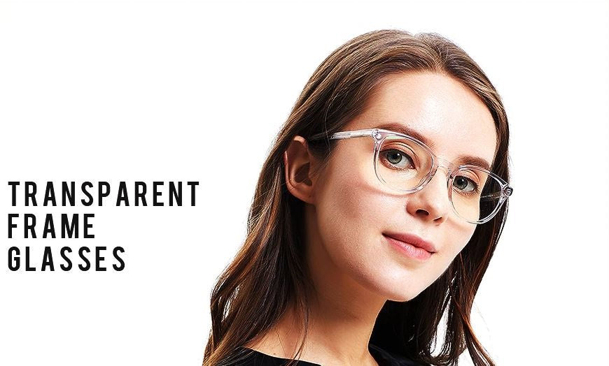 Transparent glasses as a fashion statement
