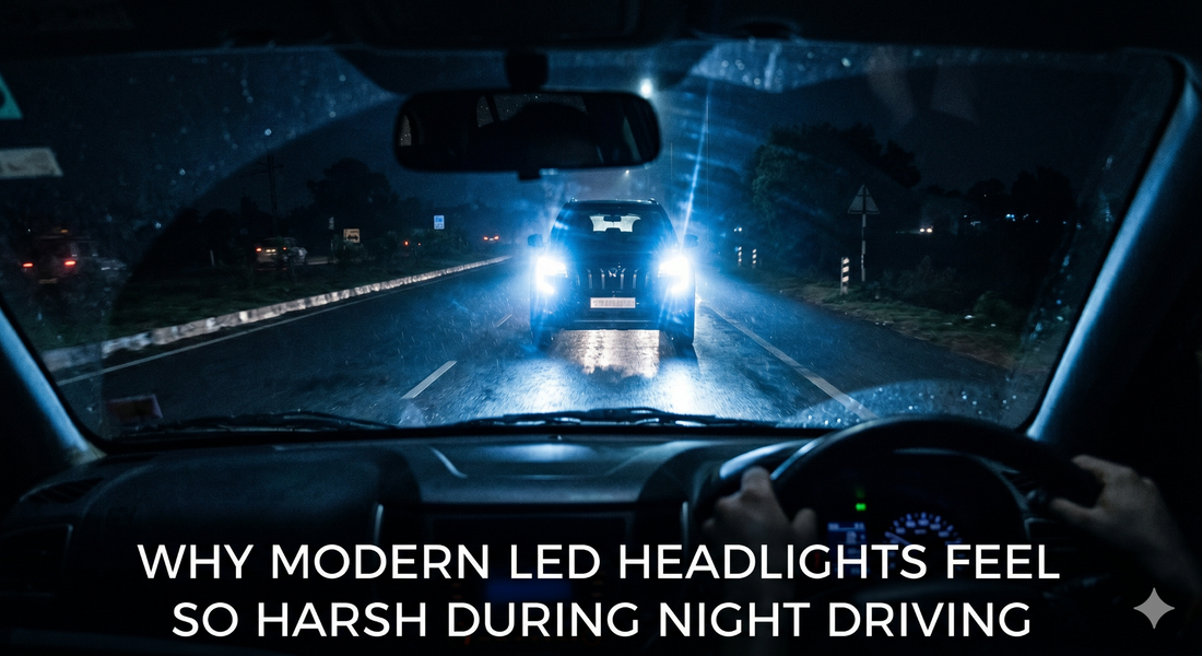 Why Modern LED Headlights Feel So Harsh During Night Driving