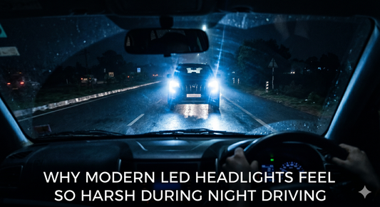 Why Modern LED Headlights Feel So Harsh During Night Driving