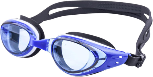 Swimming Goggles with Power – Blue | Plano & Custom Prescription Lenses