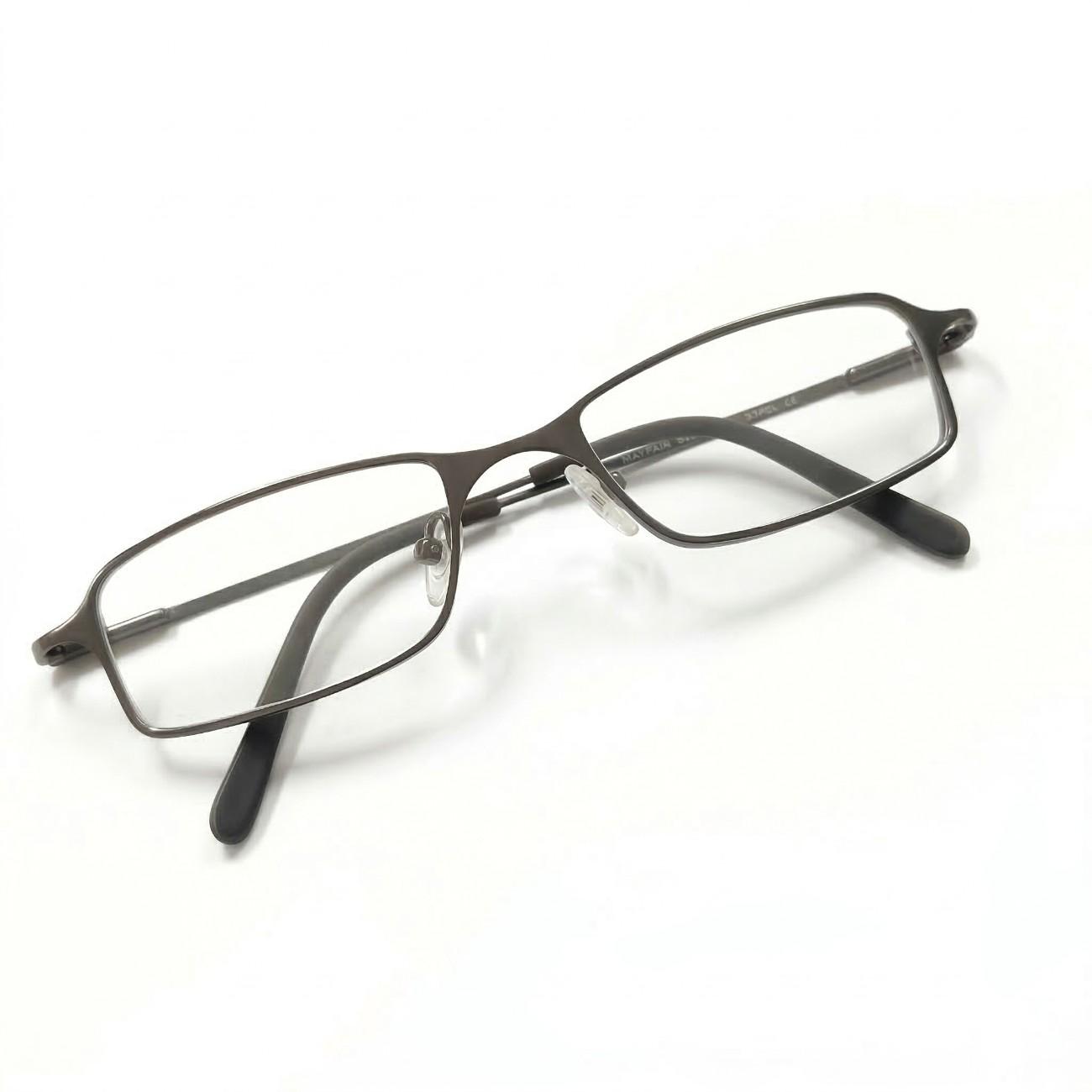 Executive Style Grey Spectacle Frame Glasses - Model 104