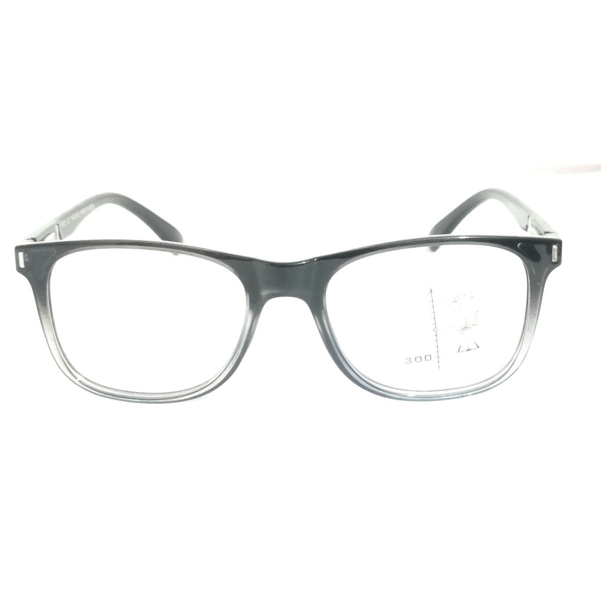 Graduate Grey - Modern Dual-Tone Eyeglasses Rectangle Progressive Multifocal Reading Glasses