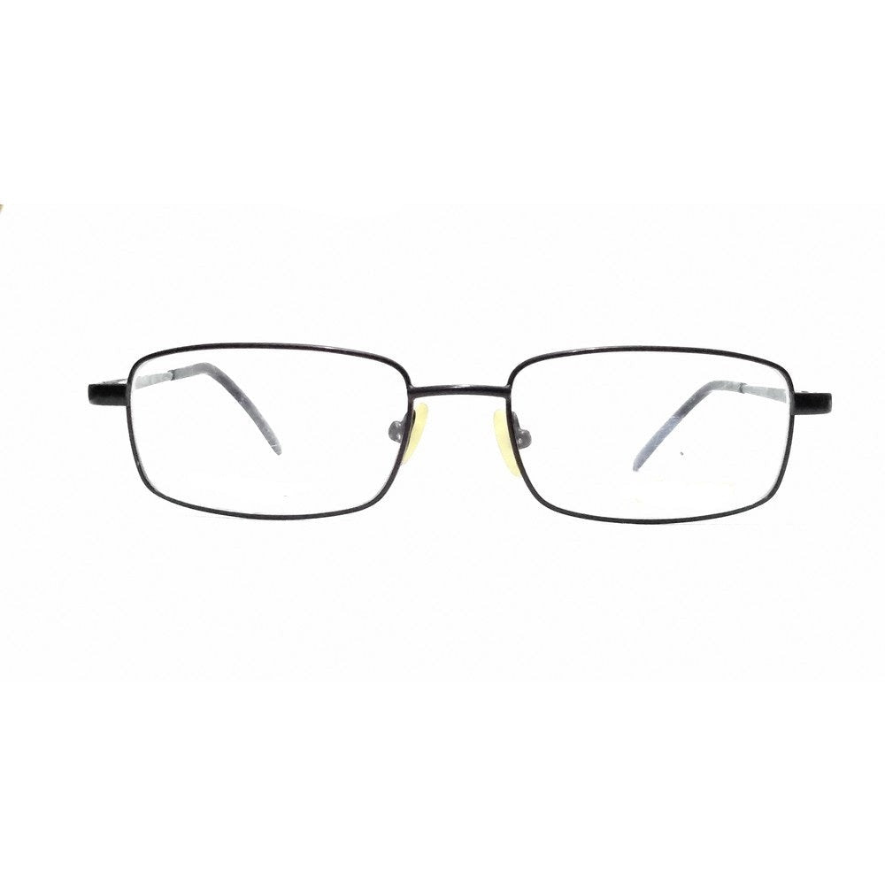 Sophisticated Black Full Frame Rectangle Progressive Glasses - Multifocal No Line Bifocal Lens  1189BKL